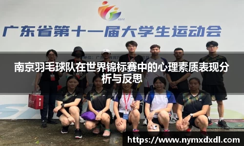 南京羽毛球队在世界锦标赛中的心理素质表现分析与反思